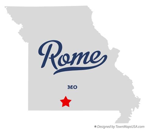 Map Of Rome Mo Missouri
