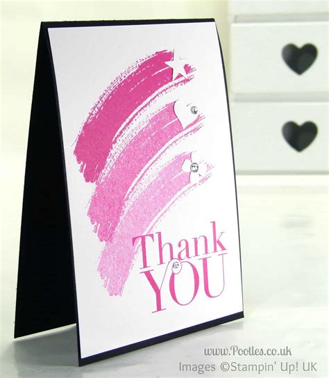 Thank You Card Tutorial Using Stampin Up Work Of Art Giveaway