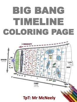 Big Bang Timeline Coloring Page By Mr Mcneely Tpt