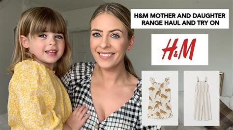 Handm Mother And Daughter Range Haul And Try On You And Me Collection