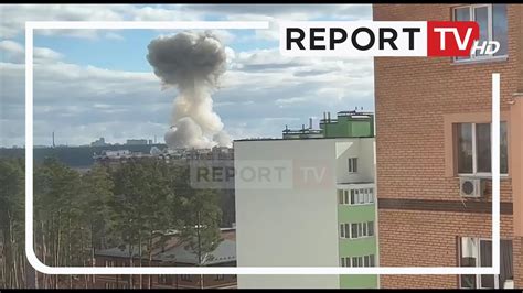 EKSKLUZIVE Bombardohet Kiev në momentin që Report Tv po përgatitej të