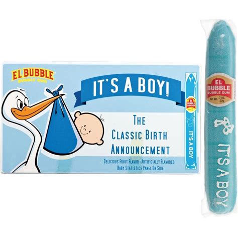 Blue Its A Boy Bubble Gum Cigars 36ct Party City