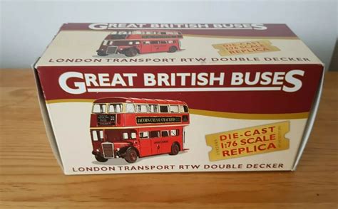 Atlas Editions Great British Buseslondon Transportrtw Double Decker1