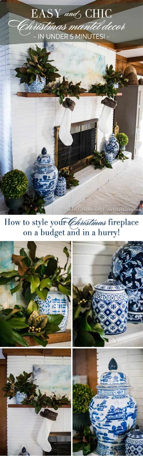 Turn your mantel into a beautiful focal point with these fireplace mantel decorating ideas. How to make a Mantel Fantastic: 5 minute Easy Christmas ...