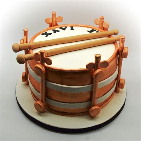 Drum Birthday Cake Drum Birthday Cake Patricia Creative Cakes