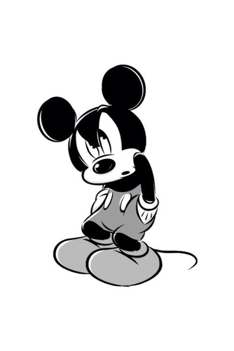 Mickey and minnie mouse d. Mickey Mouse Wallpapers Black And White Group (43+)