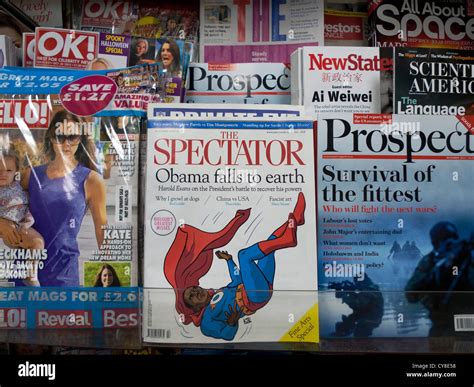 Spectator Magazine Cover Obama Falls To Earth On An October 2012