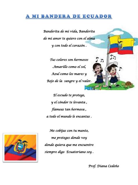 A Mi Bandera De Ecuador