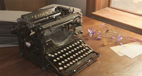 Artstation Typewriter For Violet Evergarden