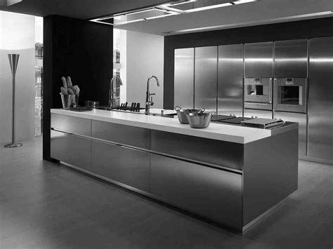 Contemporary Stainless Steel Kitchen Design Contemporary Stainless