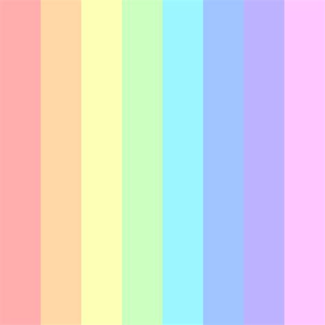 Pastel Rainbow Color Palette Colorkit
