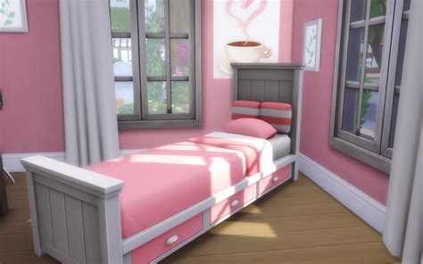 Sims 4 Maxis Match Ccfurniture — Noodlescc Parenthood Bed Recolors