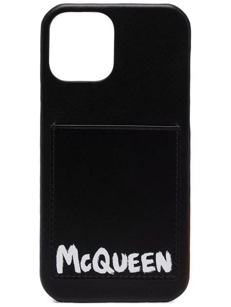 Alexander Mcqueen Logo Print Iphone 12 Pro Case Farfetch