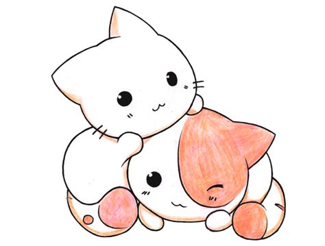 Картинки для срисовки легкие милые животные котики