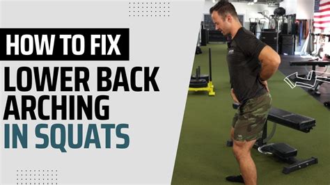 How To Fix Lower Back Arching During Squats Nasm Overhead Squat Assessment Tips Youtube
