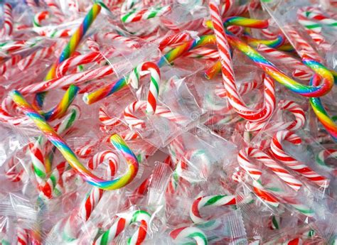Colorful Mix Candy Canes Stock Image Image Of Sweet 62978469