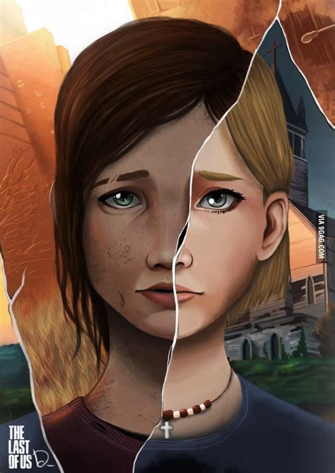 Amazing Tlou Fan Art Ellie And Sarah The Last Of Us The Last Of Us2