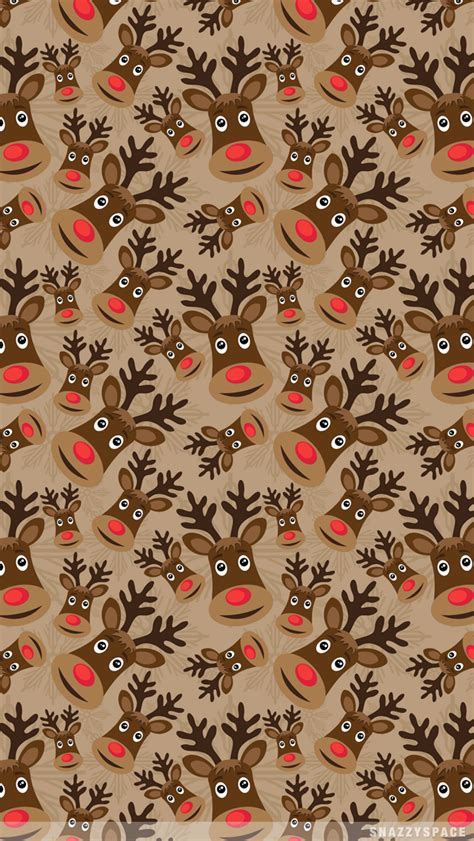 Cute Reindeer Iphone Wallpaper