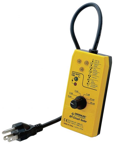 Receptacle Tester With Gfci 120vac Electrician Talk