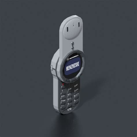 3d Motorola V70 Mobile Phone Turbosquid 1554237