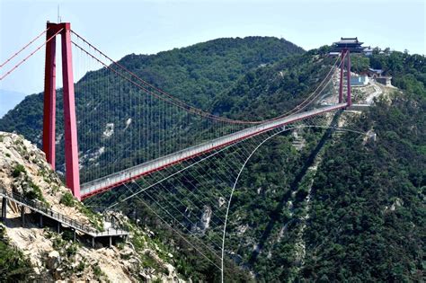 China Shandong Feixian Glass Suspension Bridge