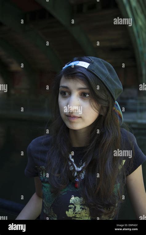 17 Year Old Teenage Girl In Brooklyn Ny Stock Photo Alamy