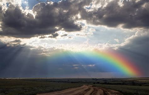 Rainbow After Storm Stock Photos Pictures And Royalty Free Images Istock
