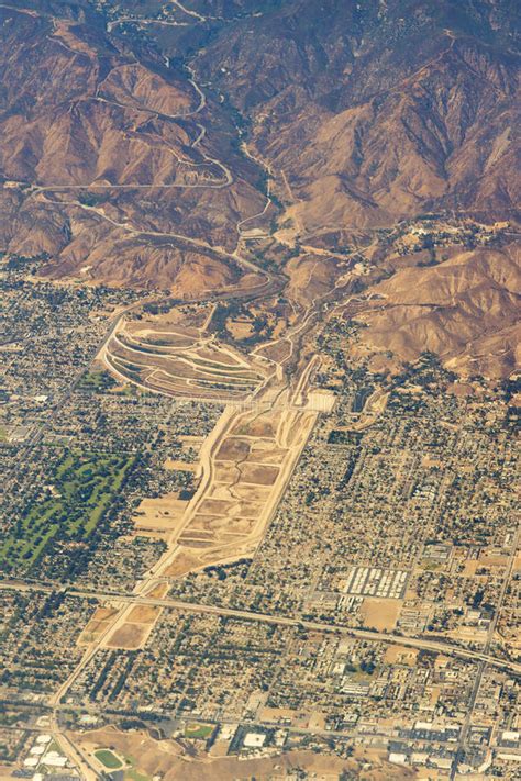 Luchtmening Van Los Angeles In De Verenigde Staten Stock Foto Image