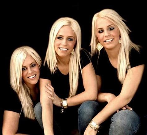 Hot Identical Triplets Pinned By Heather May Lewinson Triplets