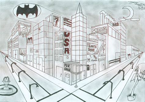 Building Perspective Drawing At Getdrawings Free Download
