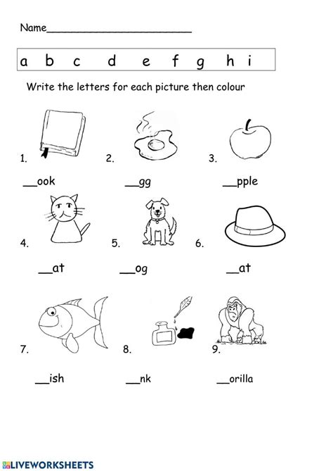 Alphabetical Order Phonics Worksheets Pictures Online More Words