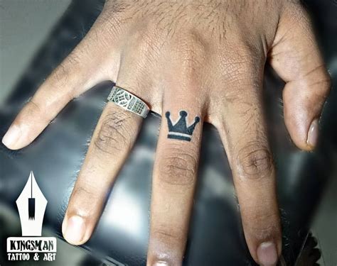 Crown Tattoo On Finger Tattoo By Prakash Artist Tattoos Crowntattoo Tattooartwork