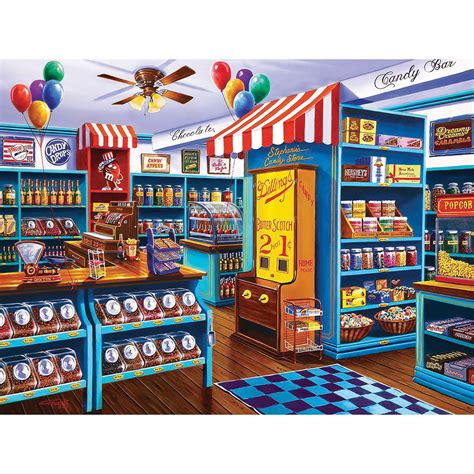 Get giant jigsaw puzzles at target™ today. Stephanie's Candy Store 750 Piece Jigsaw Puzzle | Spilsbury