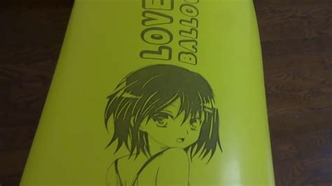 Anime Printed Balloon Inflation And Deflation Shigure 風船 Gl500 Youtube
