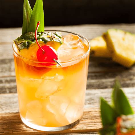 Mai Tai Cocktail Schnapsblatt