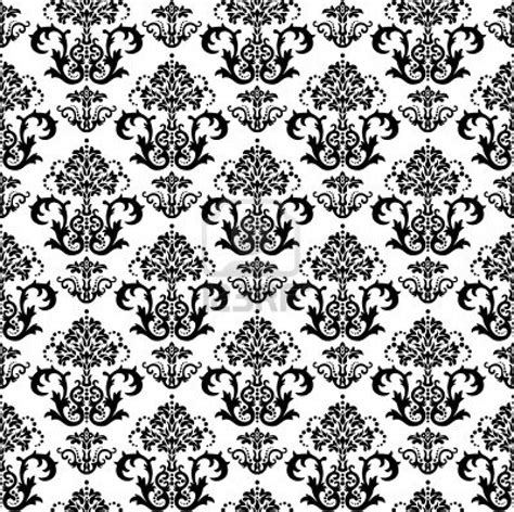 Free Download Black And White Floral Damask Pattern Black And White