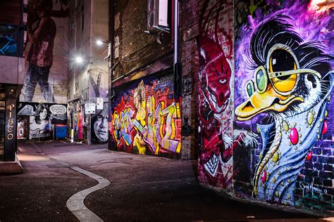 Street Art Print Graffiti Wall Art Melbourne Photography Acdc Lane