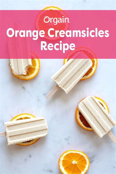 Orgain Orange Creamsicles Recipe Clean Eating Breakfast Recipes Food