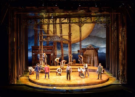 Paint Your Wagon Seattles 5th Avenue Theatre Scenic Design By Jason