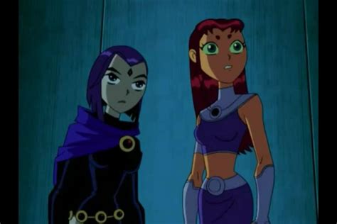 teen titans starfire and raven starfire and raven teen titans starfire best friends cartoon