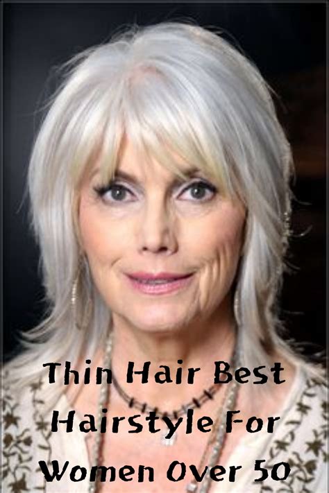 But not all of them know that this is not a real problem. Thin hair best hairstyle for women over 50 | Womens ...