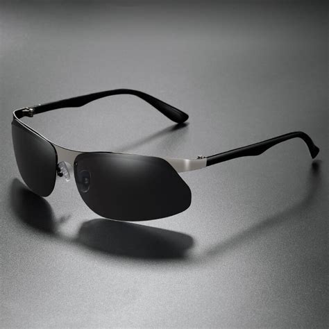 2019 semi rimless polarized sunglasses men uv400 mirror driving sun glasses high quality classic