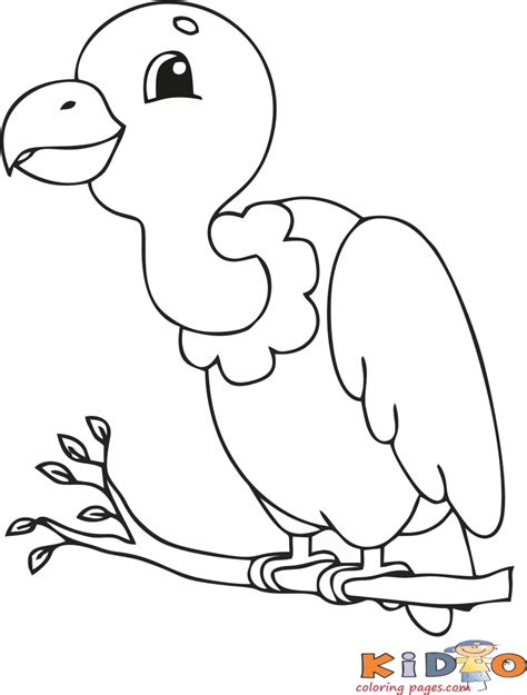 Vulture Coloring Pages Print Out Bird Kids Coloring Pages