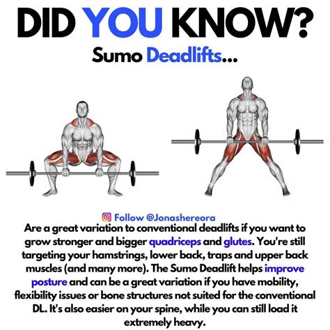 Sumo Deadlifts Are A Great Variation To The Conventional Deadlifts If