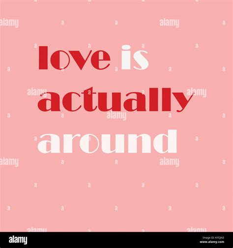 Poster Love Actually Stock Vector Images Alamy
