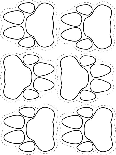 Paw Coloring Book Coloring Pages
