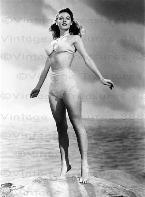Actress Ava Gardner In Bathing Suit Etsy Australia