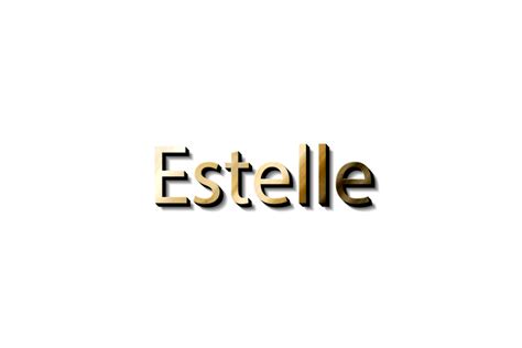 Free Estelle 3D Name 15079648 PNG With Transparent Background