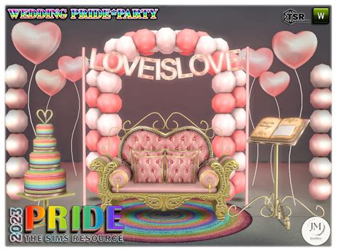 The Sims Resource Pride Party 2023 Wedding