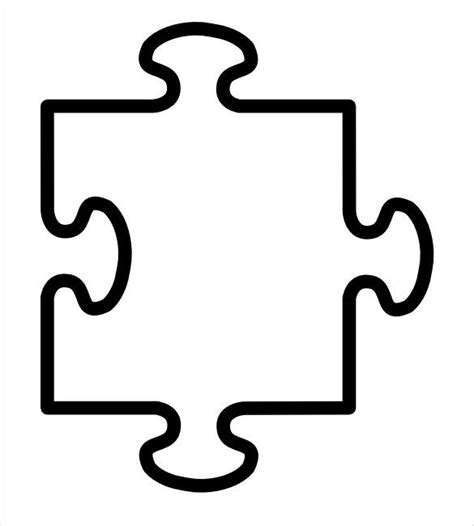 Creative illustration of jigsaw puzzle pieces background. Free & Premium Templates | Puzzle piece template, Autism ...
